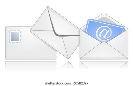 The process of mail sending. E-mail.