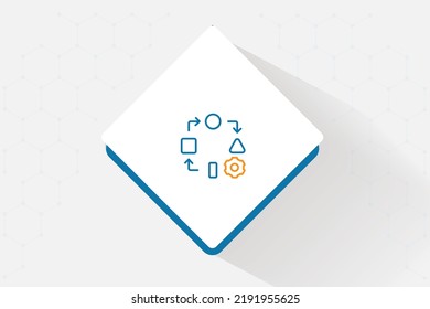 Process Manager icon vector design