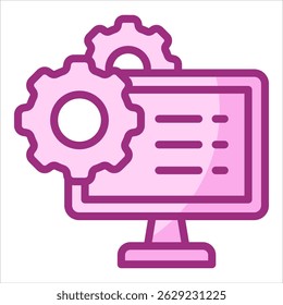 Process Monitor Icon Element For Design