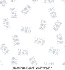process of neutralization, discoloration and deodorization glyph vector seamless pattern. process of neutralization, discoloration and deodorization signthin illustration
