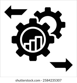 Process Optimization Icon Element For Design