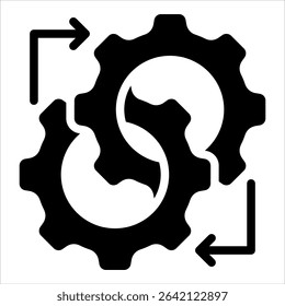 Process Optimization Icon Element For Design