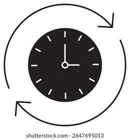 ícone Otimização de Processos, Maximização da Eficiência por meio da Otimização de Processos, Sucesso Simplificado: Otimizando Fluxos de Trabalho para Obter Desempenho Máximo, vetor