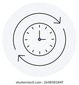 ícone Otimização de Processos, Maximização da Eficiência por meio da Otimização de Processos, Sucesso Simplificado: Otimizando Fluxos de Trabalho para Obter Desempenho Máximo, vetor