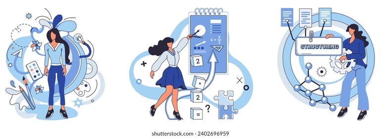 Process optimization vector illustration. Efficient procedures are essential for effective optimization processes Technology integration enhances efficiency process optimization solutions