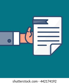 The process of payment. Rent, salary costs. Wages and income. The receipt of money. Icon contract and payment. The conclusion of the contract. The pay button. Vector