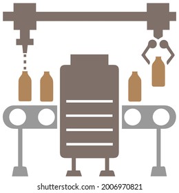 the process of production in a factory