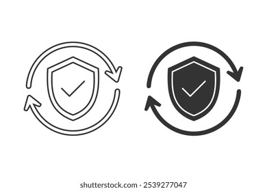 Process security system. illustration vector