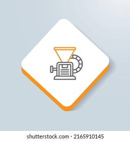 process unit icon vector design