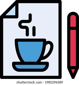 process vector color line icon