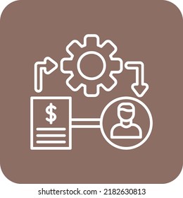 Process vector icon. Can be used for printing, mobile and web applications.