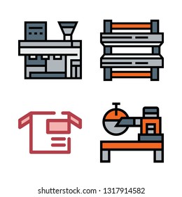 process vector icon set