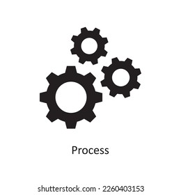 Process Vector Solid Icon Design illustration. Assessment Symbol on White background EPS 10 File