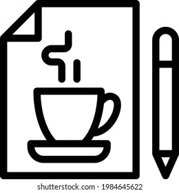 process vector thin line icon