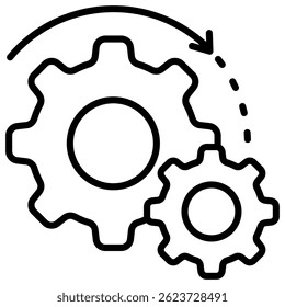 Processing Icon Element For Design