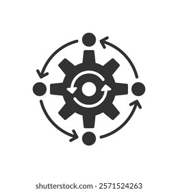 Processing Icon - Flowchart Icon - Update Icon