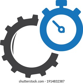 processing icon. management icon vector