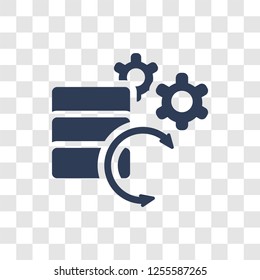 Processing icon. Trendy Processing logo concept on transparent background from Artificial Intelligence collection