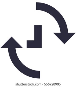 Processing Vector Icon