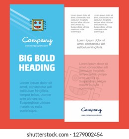 Processor Business Company Poster Template. with place for text and images. vector background