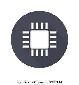 processor chip icon