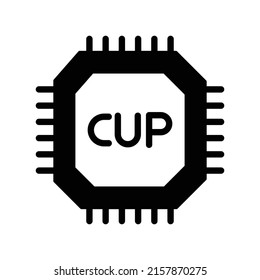 Processor Chip Vector icon which is suitable for commercial work and easily modify or edit it

