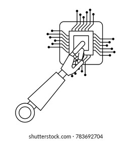 processor circuit with robot hand