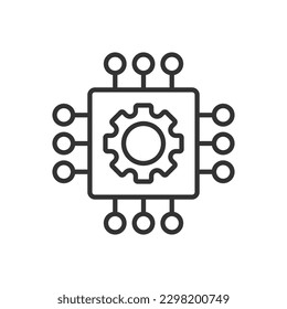 Processor Icon - Programming Circuit Icon