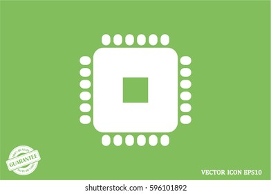 Processor icon vector illustration eps10.