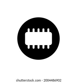 processor icon and  Vector illustration isolated on a white background. Premium quality for mobile apps, user interface, presentation, and website. pixel perfect icon