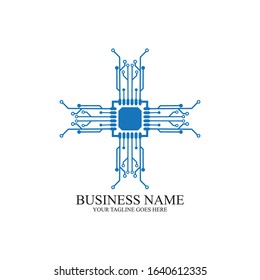 Processor line vector icon for websites and mobile flat design. Mini CPU Icon Flat Style. Mobile CPU Vector. Phone CPU Illustration. Basic CPU Icon. Editable Stoke