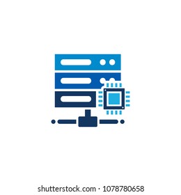 Processor Server Logo Icon Design