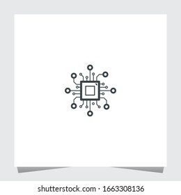 Processor Tech Logo Inspirations Template