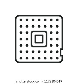 processor vector icon