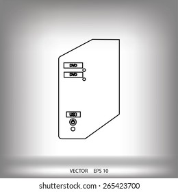 processor vector icon