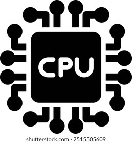 Processors Vector Icon Design Illustration