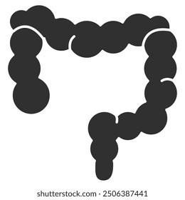 Proctology Icon Design. Representing Colon Health. Anorectal Disorders. Digestive Health. Proctology. Vector icon.