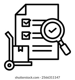 Procurement Audit Icon Element For Design