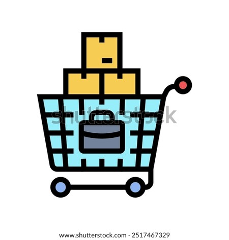procurement business process color icon vector. procurement business process sign. isolated symbol illustration