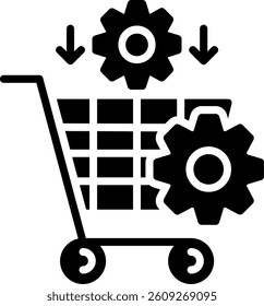 Procurement Glyph Icon Vector Design