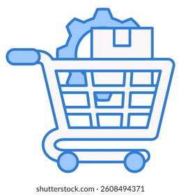 Procurement icon in Blue style.