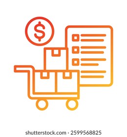 Procurement Icon Element For Design