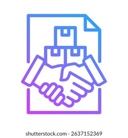 Procurement Icon Element For Design