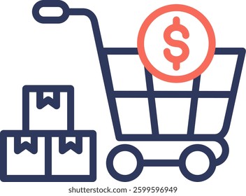 Procurement Icon Element For Design And Vector
