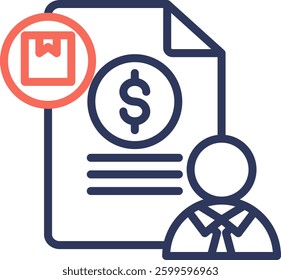 Procurement Icon Element For Design And Vector