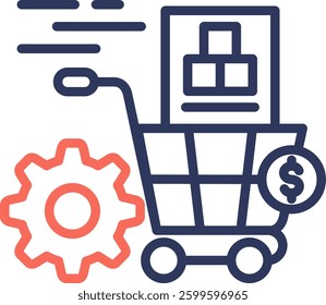 Procurement Icon Element For Design And Vector
