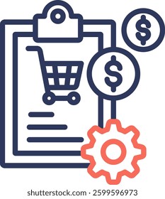 Procurement Icon Element For Design And Vector