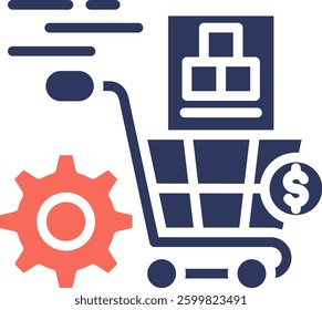 Procurement Icon Element For Design And Vector