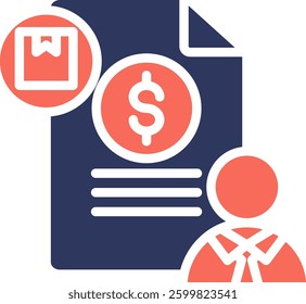 Procurement Icon Element For Design And Vector