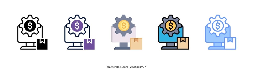 Procurement Icon Element For Design And Vector